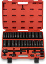 02448A 1/2" Drive Master Impact Socket Set, 65 Piece, Standard Sae (3/8"-1-1/4") & Metric (10-24 Mm) Sizes, Deep & Shallow Kit, Includes...