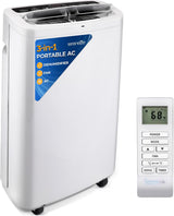 10,000 BTU Portable Air Conditioner– 4-in-1 AC Unit with cooling, Dehumidifier, Heater, & Fan– Includes Remote Control, Window Mount Kit,... image 2