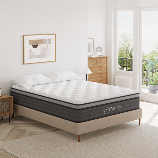 10 Inch Hybrid Mattress in A Box with Gel Memory Foam for Home Organization