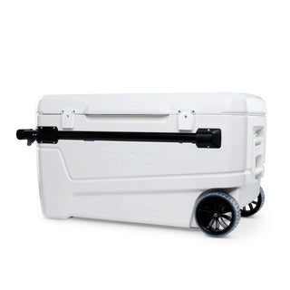 110 Qt Glide Pro Portable Large Ice Chest Wheeled Cooler for Home Organization
