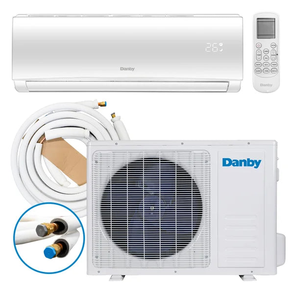 12,000 BTU Sacc Quick Connect Mini-split Air Conditioner with Heat Pump and Variable Speed Inverter for Home Use
