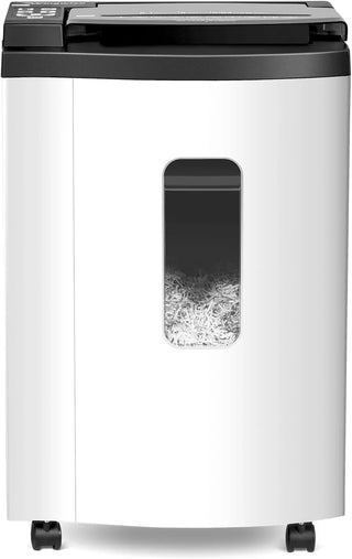 150 Sheet Auto-feed Micro Cut Paper Shredder for Home Office Use, P-5 Super High Security (5/64 X 19/32 Inches), Large 6-Gallon Bin, 20-Min...