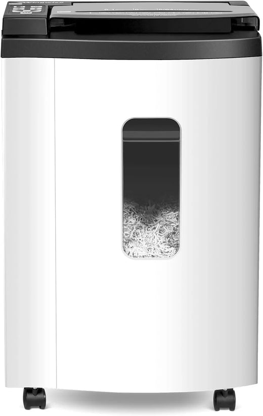 150 Sheet Auto-feed Micro Cut Paper Shredder for Home Office Use, P-5 Super High Security (5/64 X 19/32 Inches), Large 6-Gallon Bin, 20-Min...