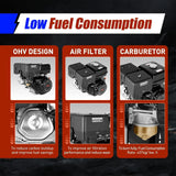 150CC 4 Stroke Engine Motor, Gy6 Single Cylinder Complete Engine Kit for 110cc-150cc Atvs and Go Karts and 11" Long Box Engine Size Scooters... image 3