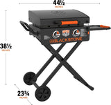 22 Inch Griddle - Portable Omnivore Grill with Flexfold Legs, Includes Accessories, Seasoning, and Griddle Gloves image 3