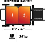 22 Inch Griddle - Portable Omnivore Grill with Flexfold Legs, Includes Accessories, Seasoning, and Griddle Gloves image 4