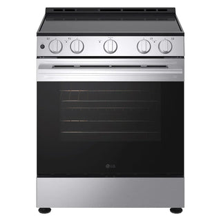 30 in 5.3 Cu Ft. Stainless Steel Electric Freestanding Range with Convection Bake for Home Use
