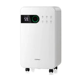 32 Pints Dehumidifier with Sleep Mode and 24H Timer for Home Basement-white