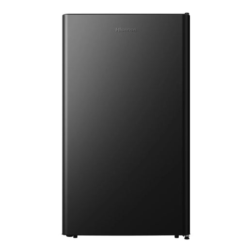 33 In. 3.3 Cu Ft. Black Compact Fridge with Reversible Curved Door for Home Use