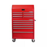 36 In. 12-Drawer Tool Chest and Cabinet Combo for Home Organization image 4