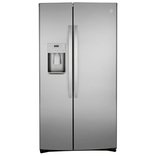 36 In. 25.1 Cu.ft. Stainless Steel Side-by-side Refrigerator with Frostguard Technology for Home Use