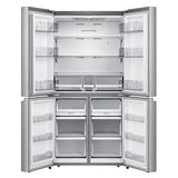 36 In. 25.5 Cu Ft. Stainless Steel French Door Counter Depth Refrigerator with Dual Auto Ice Maker in Freezer image 2