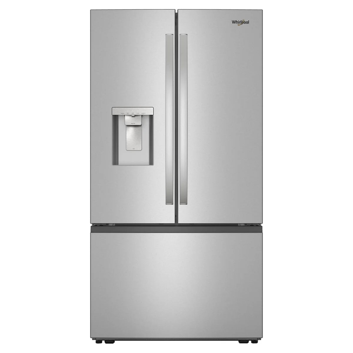 36 In. 30 Cu Ft. Standard Depth French Door Refrigerator with In-door Water and Ice Maker for Home Use