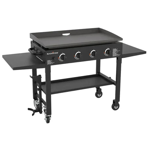 36 Inch Gas Griddle Cooking Station 4 Burner Flat Top Gas Grill Propane Fuelled Restaurant Grade Professional 36” Outdoor Griddle Station...