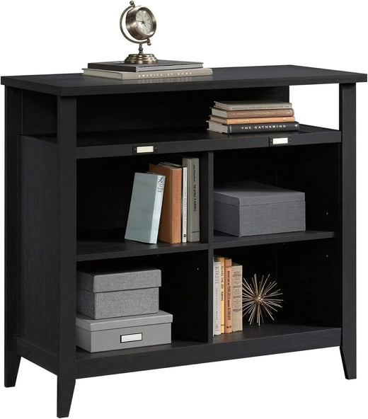 36-inch High 4-section Bookshelf, Raven Oak Color for Kids and Family