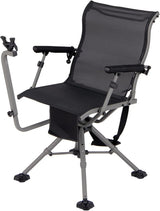 360° Rotatable Hunting Seat, Equipped with 4 Extendable Aluminum Legs, Adjustable Gunstock, Portable Hunting Shelter Chair, Equipped with...