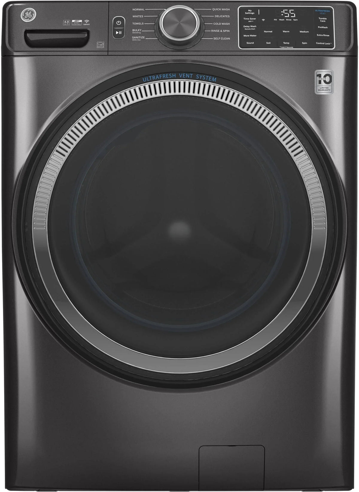 4.8 Cu. Ft. Front Load Washer for Home Use