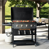 4-Burner 36" Propane Outdoor Griddle with Air Fryer and Hood image 2