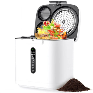 4L Electric Composter for Kitchen, Compost Bin for Countertop with Auto-cleaning/odor-free/led Display, Turn Kitchen Waste to Dry Compost...