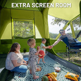 5-9 Person Suv Tent with Screen Porch and Awning for Family Camping, Weather Resistant and Portable Van or Car Tent, Includes Rainfly and... image 3