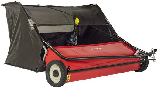 52 Tow Lawn Sweeper, Black for Outdoor Spaces