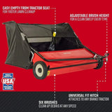 52 Tow Lawn Sweeper, Black for Outdoor Spaces image 2