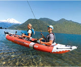 68309EP Excursion Pro K2 Inflatable Kayak Set: Includes Deluxe 86in Kayak Paddles and High-output Pump – Supertough Pvc – Adjustable Bucket... image 3