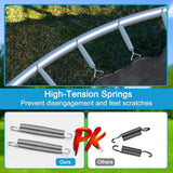 8 Feet, 10 Feet, 12 Feet, 14 Feet, 15 Feet, 16 Feet Children's and Adult Trampolines. Certified by Astm with Netting. Made of Thick Steel... image 4