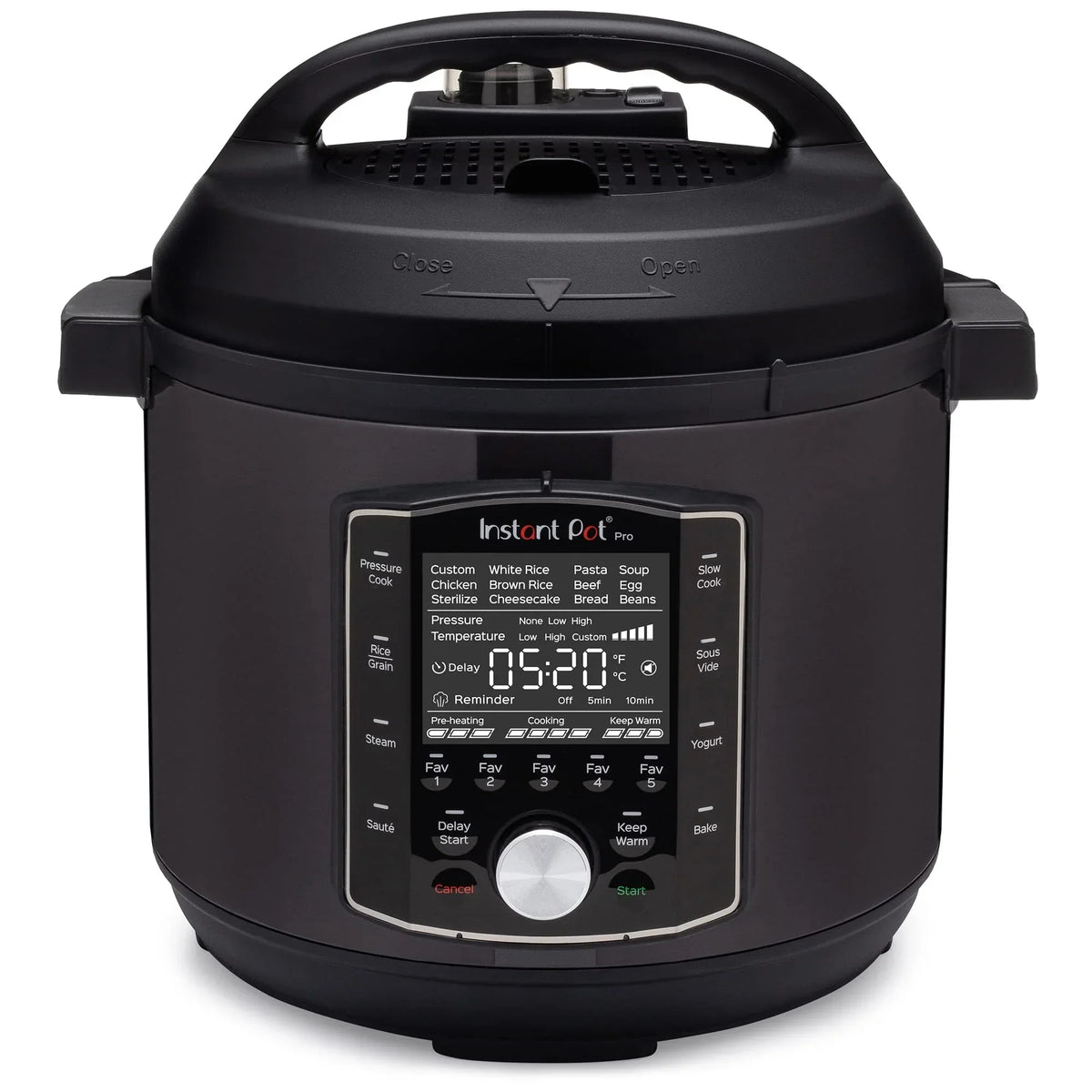 8 Qt 10-in-1 Pressure Cooker, Rice/grain Cooker
