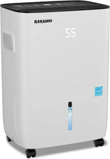 80-gallon Energy Star Dehumidifier for Basement, Family Bedrooms, Large Rooms (with A Maximum Area of Up to 5200 Square Feet), Equipped with... image 2