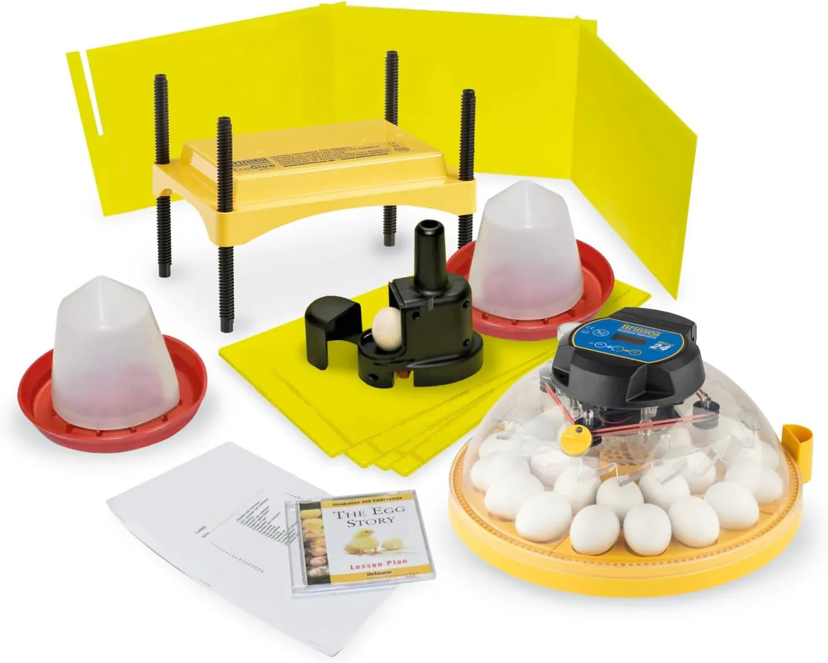 A 24-position Automatic Egg Incubator with Constant Temperature Control Function, Suitable for Hatching 24 Eggs, Duck Eggs or Other Egg...