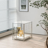 Acrylic Dog Cage - Clear and Transparent Dog House - Indoor Lockable - High-intensity Ventilation Dog House - Suitable for Small to... image 2