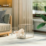 Acrylic Dog Cage - Clear and Transparent Dog House - Indoor Lockable - High-intensity Ventilation Dog House - Suitable for Small to... image 3