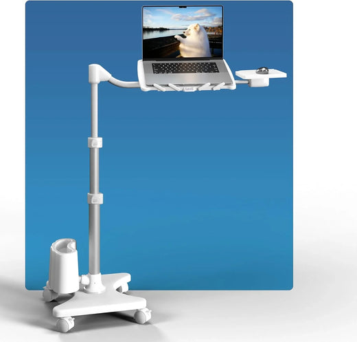 Adjustable Laptop Stand - Portable Computer Table and Comfortable Desk Suitable for Beds, Sofas or Offices - Portable Mobile Workstation, Can...