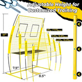 Adjustable Volleyball Training Net Equipment System (8x11 Feet), Suitable for Adult Outdoor or Indoor Volleyball Practice, Equipped with... image 2