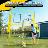 Adjustable Volleyball Training Net Equipment System (8x11 Feet), Suitable for Adult Outdoor or Indoor Volleyball Practice, Equipped with... image 3