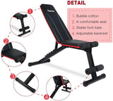 Adjustable Weight Bench Full Body Workout Multi-purpose for Home Organization image 3