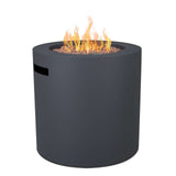 Aegean Steel Propane Fire Pit Hidden Tank in Slate, 24-in image 6