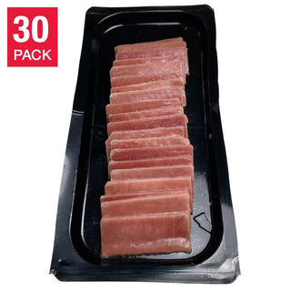 Ahi Tuna Saku Slices, 30 150 G (5.3 Oz) for Garage and Travel