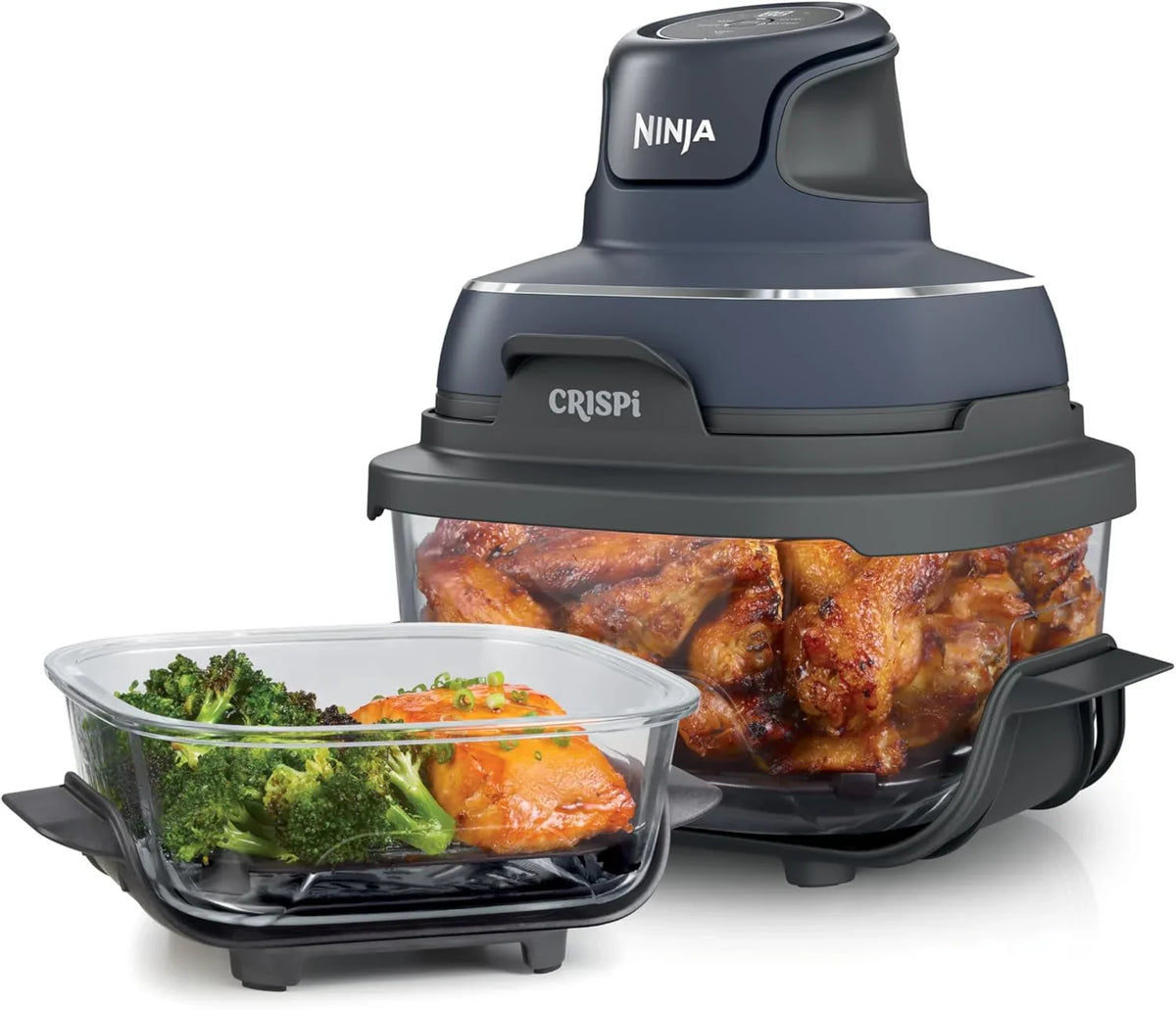Air Fryer Can Be Used in Conjunction with Microwave Ovens, Refrigerators and Dishwashers. It Is Made of Non-toxic Glass Material and Features...