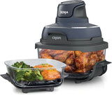 Air Fryer Can Be Used in Conjunction with Microwave Ovens, Refrigerators and Dishwashers. It Is Made of Non-toxic Glass Material and Features...