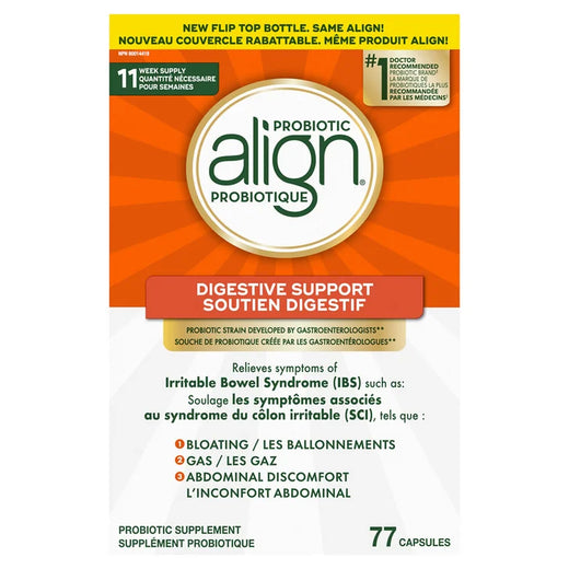 Align Probiotic Supplement, 77 Capsules for Home Organization