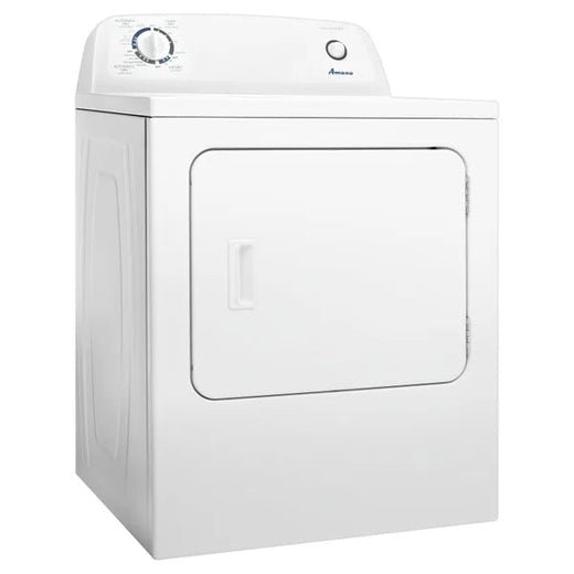 Amana 6.5 Cu Ft. White Electric Dryer with Automatic Dryness Control for Home Use