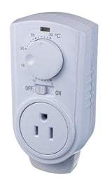 Amaze Heater Electric Heater with Plug-in Thermostat, 600W, White image 7