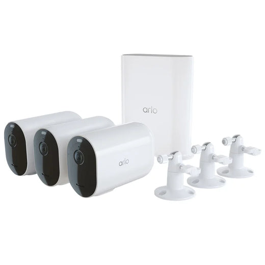 Arlo Pro 4 XL 3 Camera Security Bundle for Everyday Use