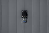 Arrow Classic 12x12-ft Charcoal Corrosion-Resistant Metal Shed image 8