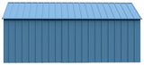 Arrow Classic 12x17-ft Blue Grey Corrosion-Resistant Metal Shed image 4
