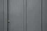 Arrow Classic 12x17-ft Charcoal Corrosion-Resistant Metal Shed image 7