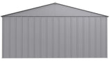 Arrow Classic 14x17-ft Flute Grey Corrosion-Resistant Metal Shed image 6