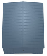 Arrow Classic Galvanized Steel Storage Shed, Blue Grey, 10-ft x 12-ft image 6